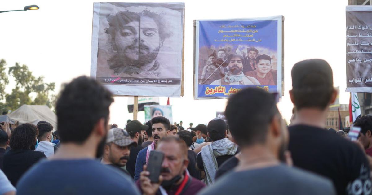 محتجو العراق ينذرون حكومة الكاظمي في ذكرى انتفاضتهم الأولى 