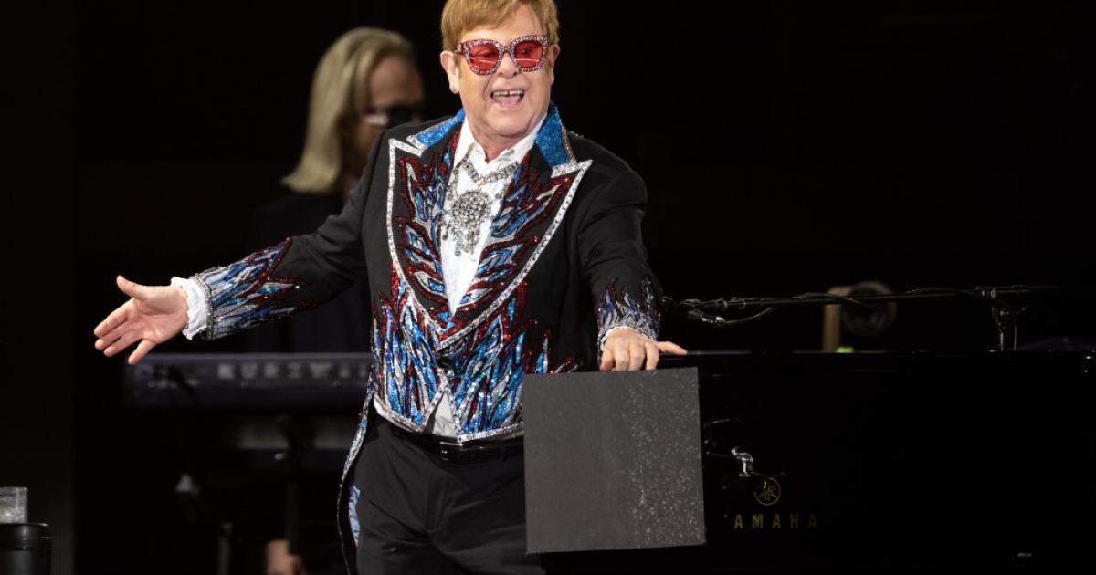 Britain is waiting for the last glimpse of Elton John in its cinemas