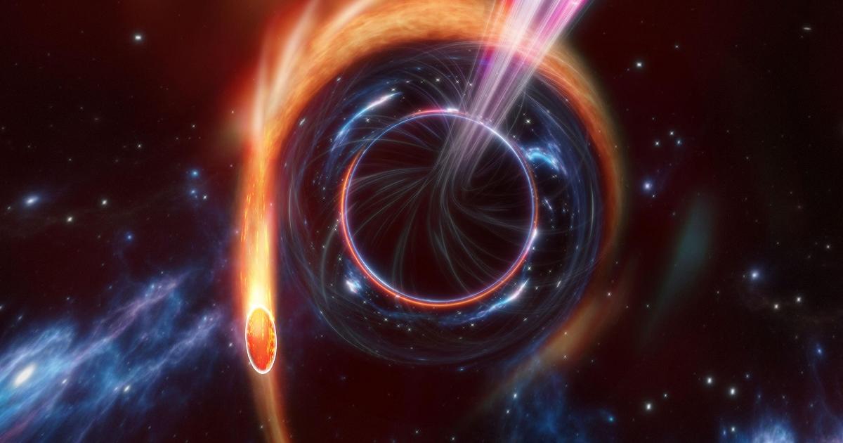 الثقب الأسود الهائل في درب التبانة محاط مغناطيسيا
