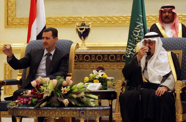 King Abdallah and Assad