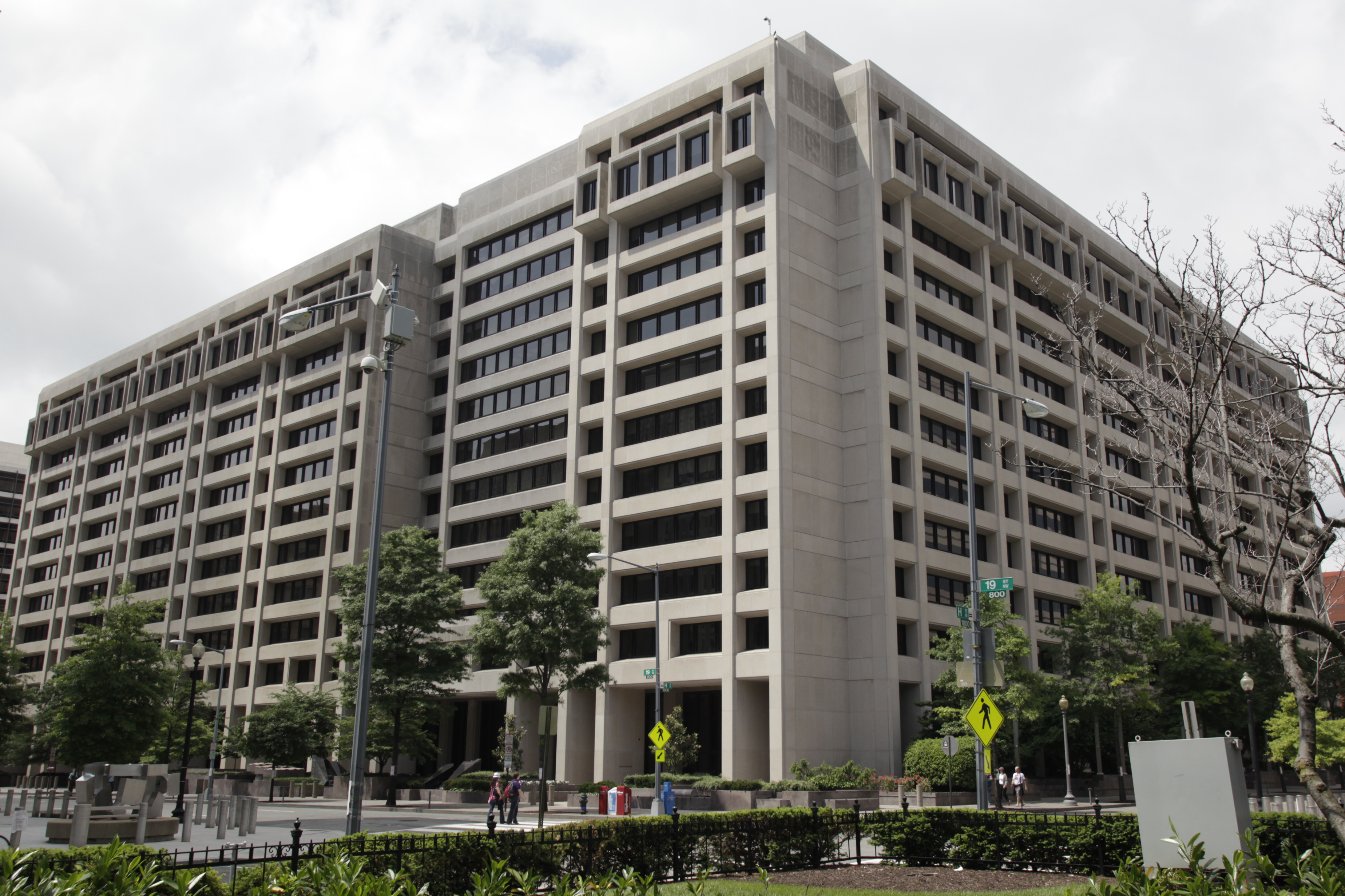 صورة أرشيفية لمبنى صندوق النقد الدولي في واشنطن. (أ.ف.ب)
