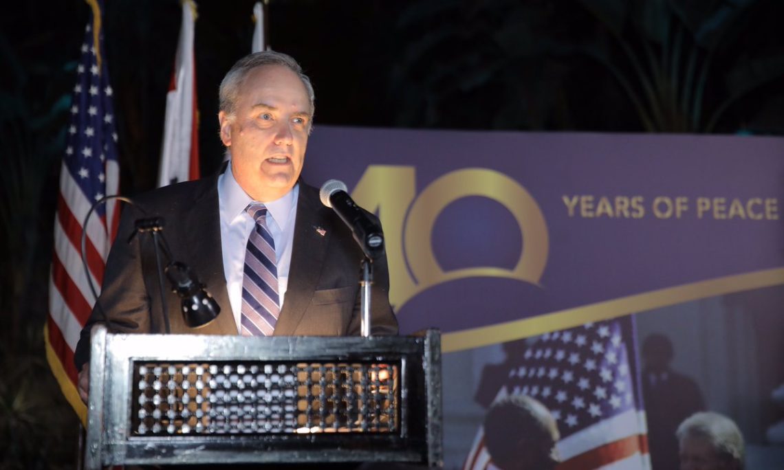 معرض للصور التاريخية أقيم على هامش احتفال السفارة الأميركية بالقاهرة بالذكرى الأربعين لمعاهدة السلام (الموقع الرسمي للسفارة الأميركية بالقاهرة)