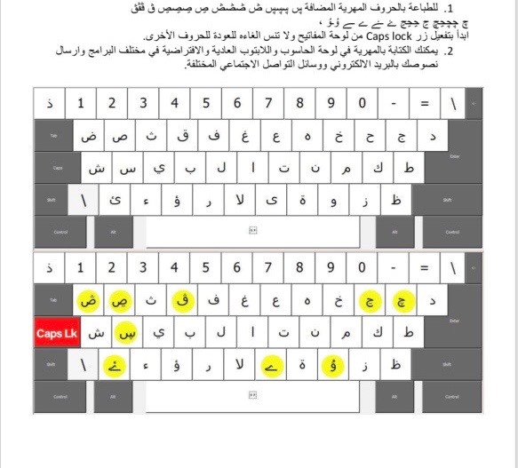 الكتابة باللغة المهرية ممكنه في لوحة الحاسوب العادية (اندبندنت عربية).jpg