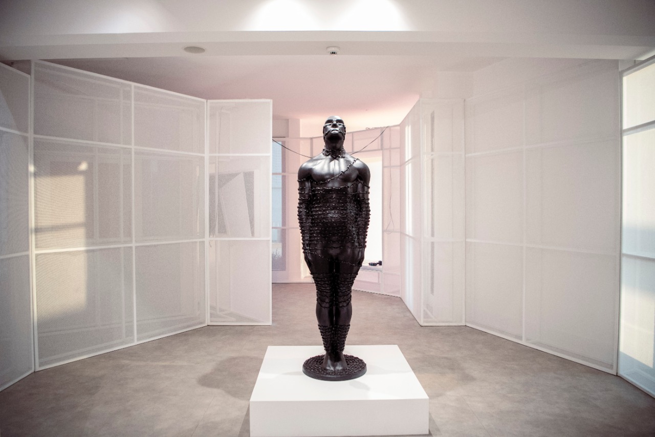 مجسم "النمل العمى" للفنان السعودي حمود العطاوي (مؤسسة مسك الخيرية)