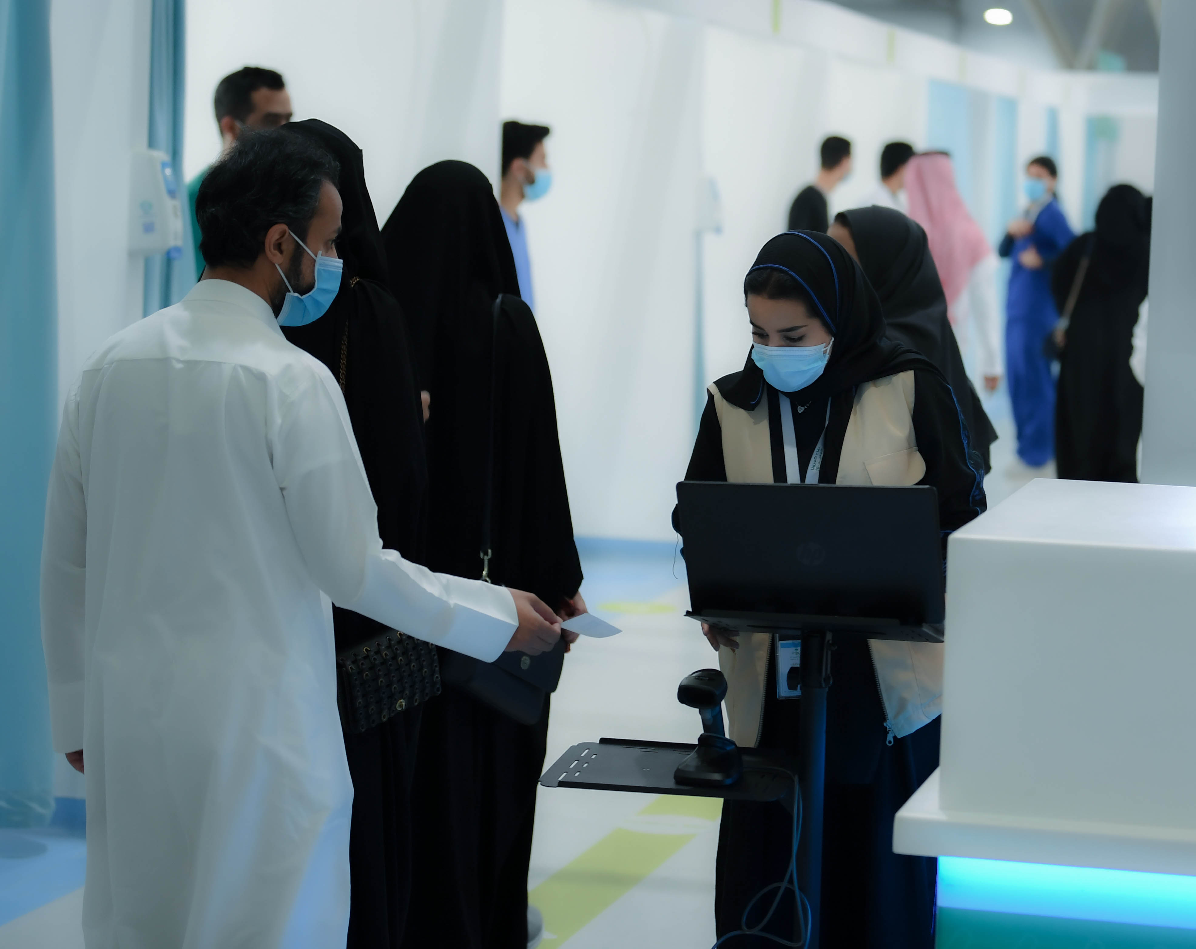 المركز توزيع اللقاحات الرئيس في السعودية (اندبندنت عربية - بشير صالح)