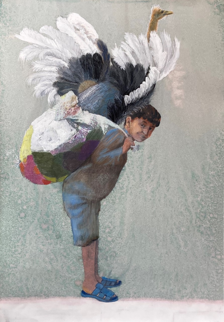 thumbnail_o17- Here we are - Mixed media on constructed Print - 81x59cm - 2021  .jpg