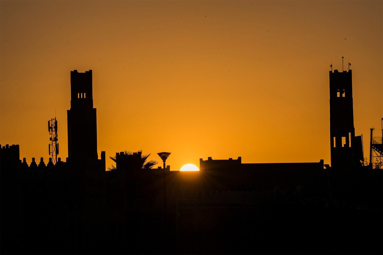 يقع جامع الإمام تركي بن عبدالله وقصر الحكم في وسط العاصمة وتم ترميمه قبل 50 عاماً (واس)