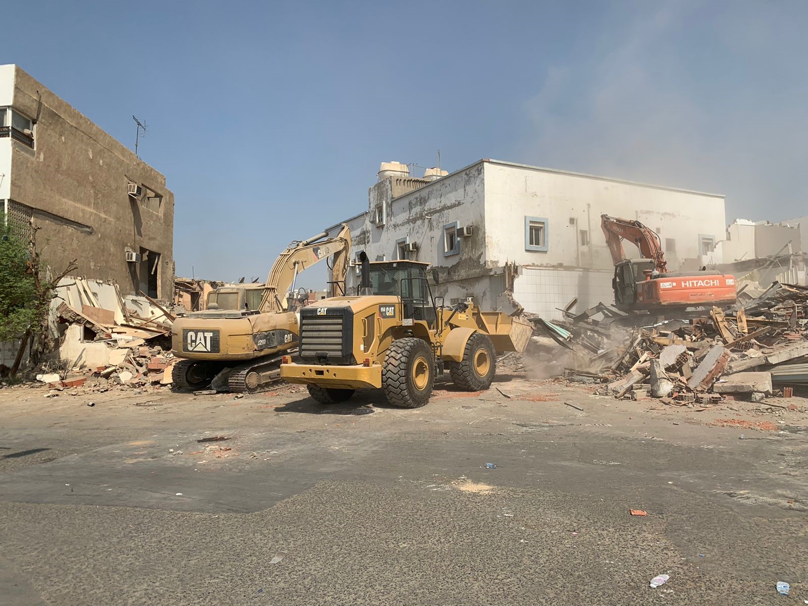 جزء من عمليات هدم العشوائيات في مدينة جدة خلال الأسابيع الماضية (أمانة محافظة جدة)