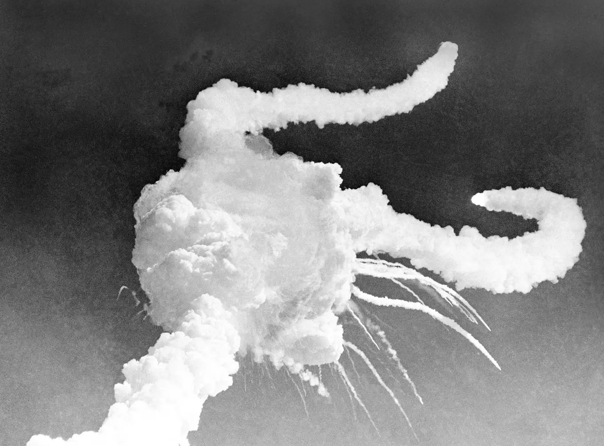 المكوك الفضائي "تشالنجر" انفجر في 28 يناير 1986 