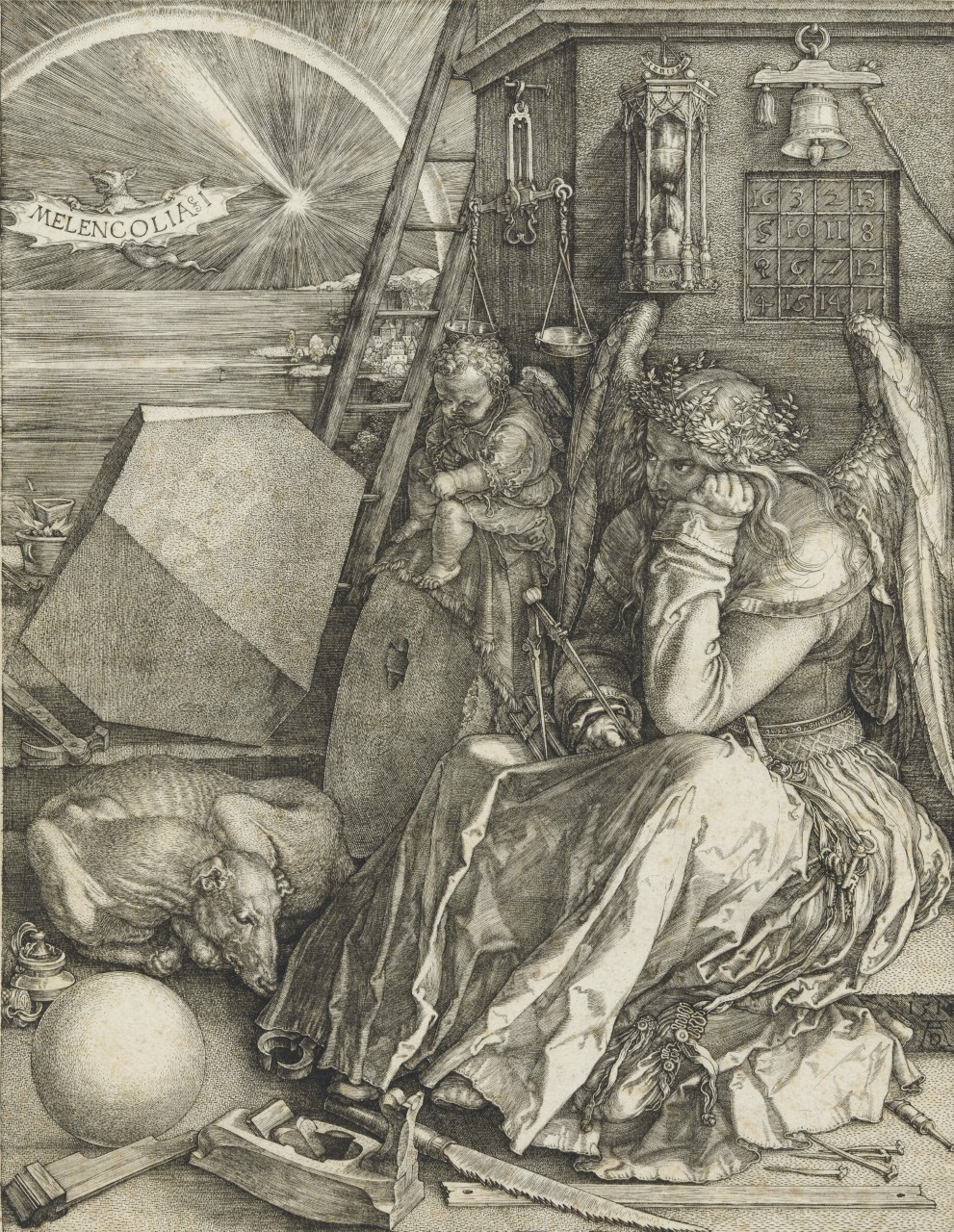 thumbnail_Albrecht Durer, La Mélancolie, 1514.jpg
