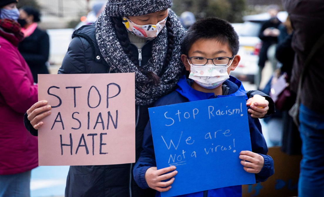 وقفة احتجاجية بمدينة فيلادلفيا، في مارس (آذار) 2021 