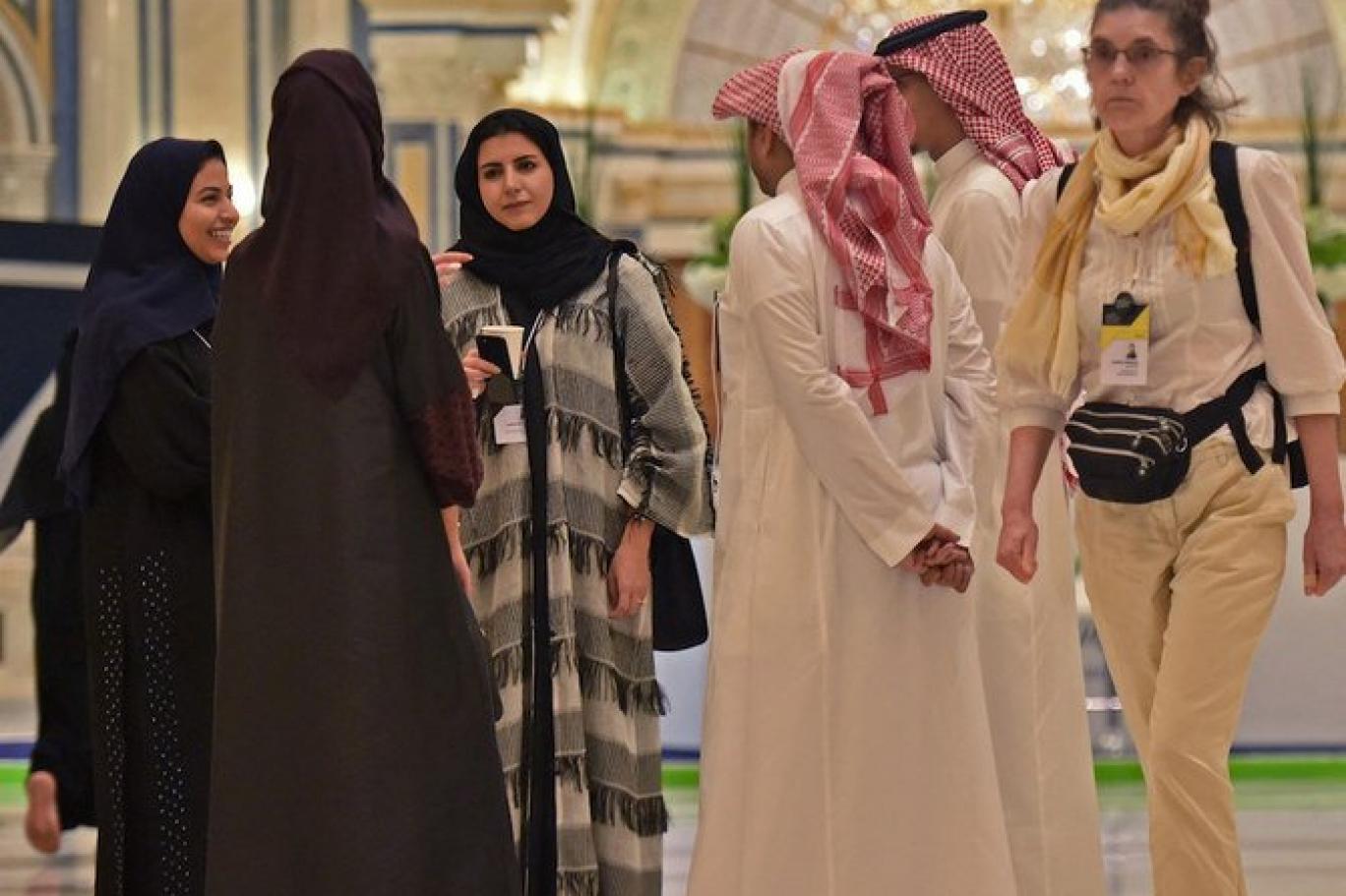 شهد السعودية تغييراً واسعاً على المستوى الاجتماعي خلال السنوات الماضية (أ ف ب)