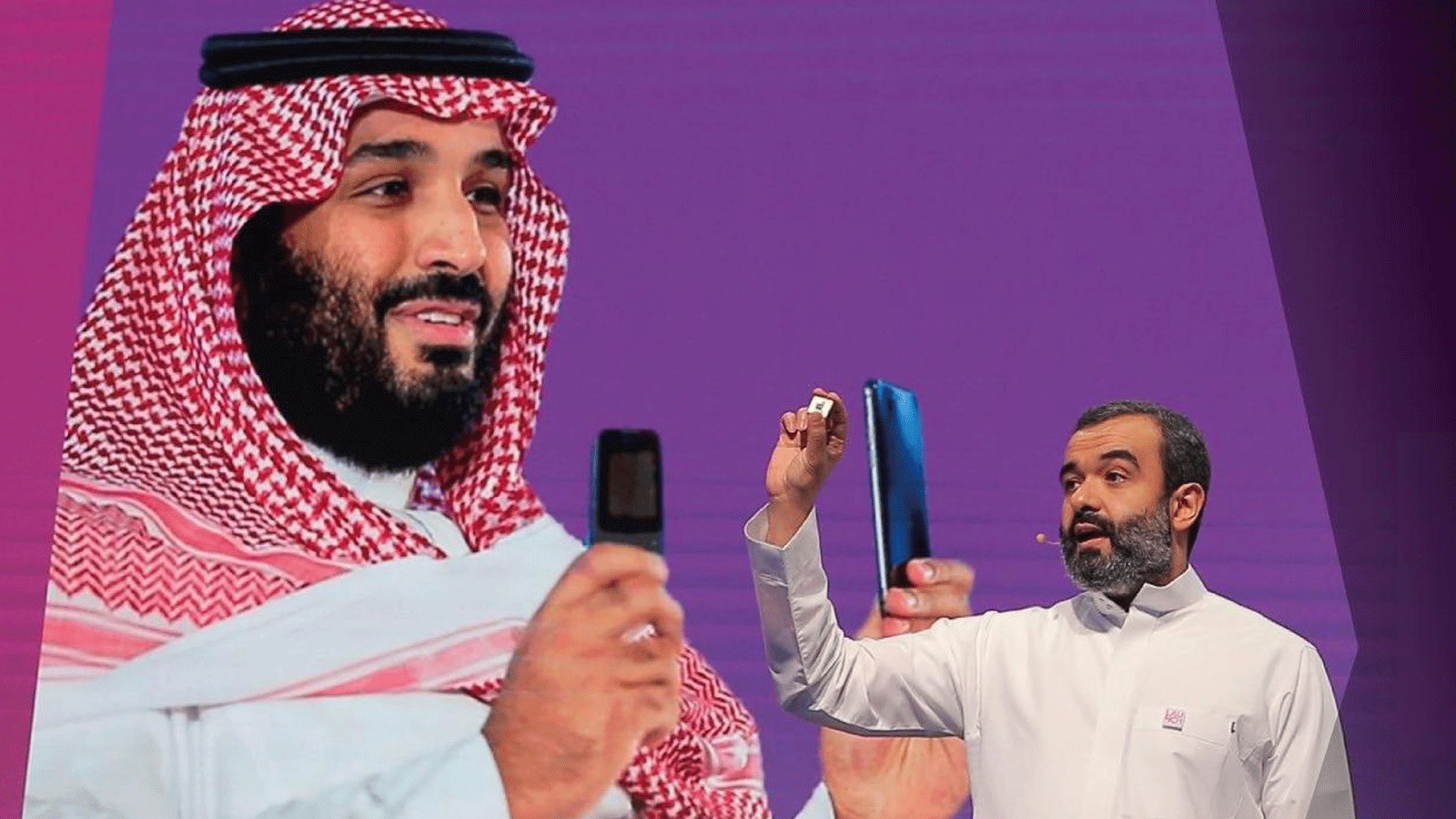 وزير الاتصالات عبدالله السواحة أثناء إعلان صناعة الرقائق الإلكترونية في السعودية (واس)