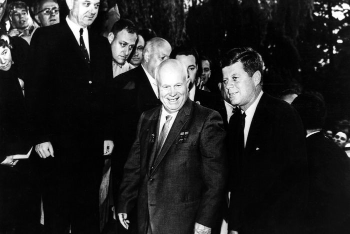 Kennedy and Khrushchev heading to the American embassy in Vienna_getty.jpg