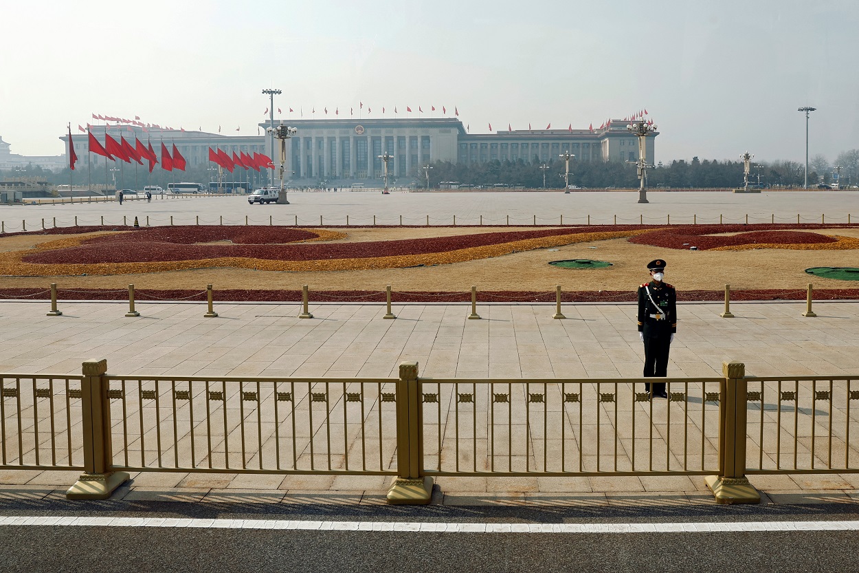 Firefighters under surveillance cameras in Tiananmen Square_rtr---HSHKGWCJ65PTZFN7AHKTAEXQGU.jpg