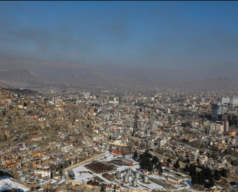 لقطة عامة لمدينة كابل بتاريخ 25 يناير 2023