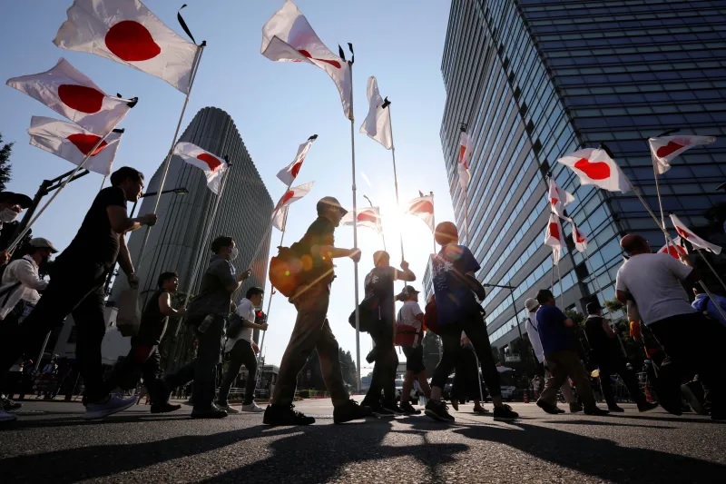 تكريم قتلى الحرب اليابانيين، طوكيو، أغسطس 2020 (رويترز)