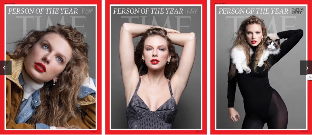 أغلفة مجلة تايم التي تظهر اختيارها شخصية العام 2023