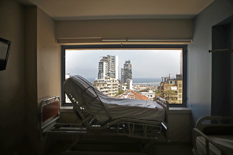 Saint George hospital in Beirut's afp.jpg