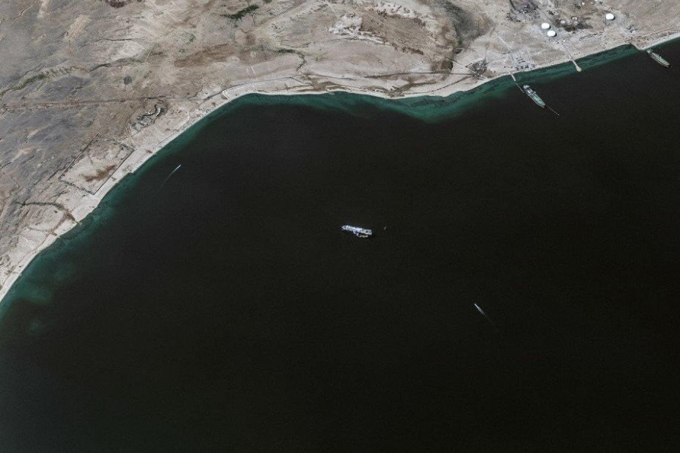 سفينة غالاكسي ليدر التي استولى عليها الحوثيون في البحر الأحمر (أ ف ب.jpg