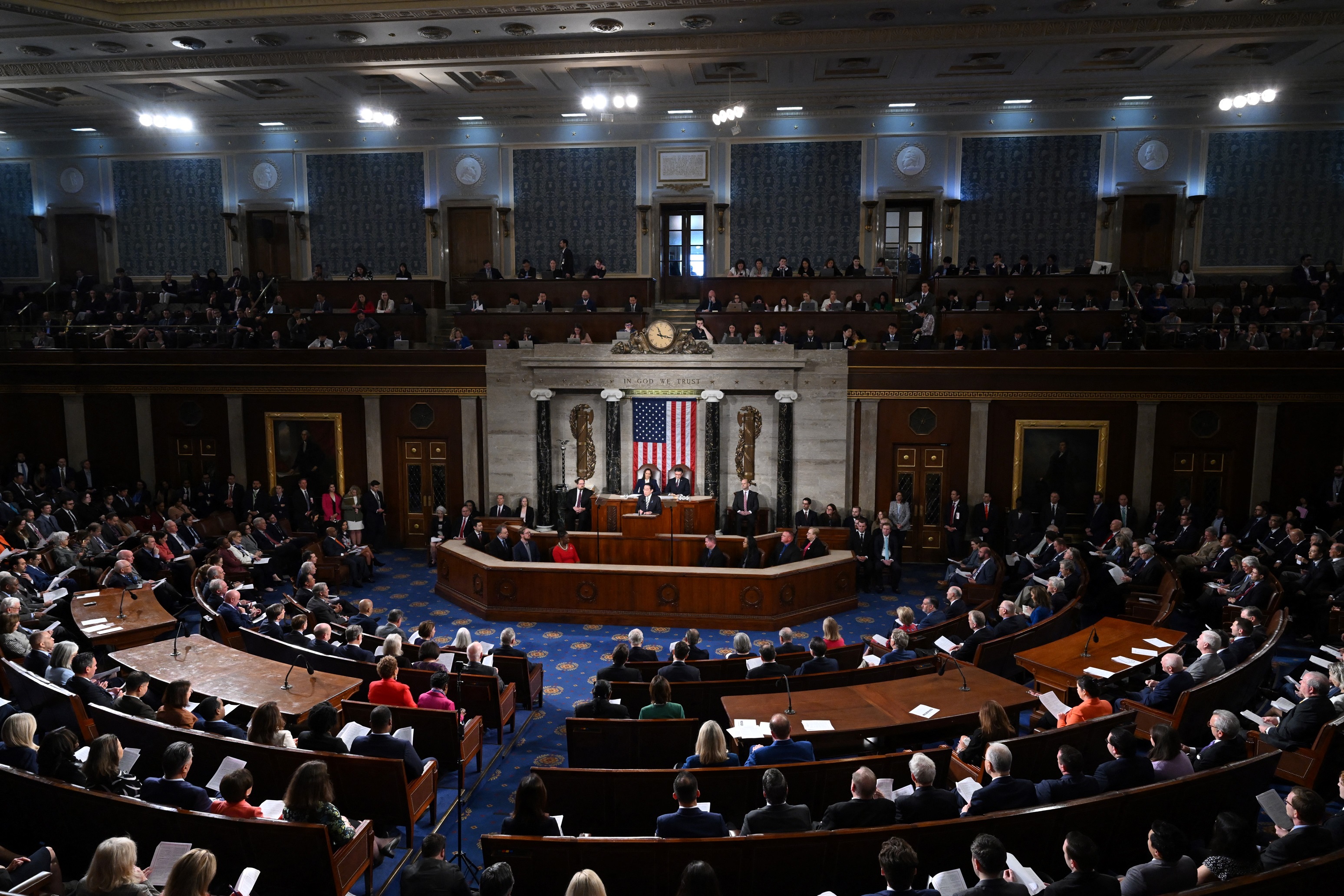 أقر مجلس النواب الأميركي بغالبية 410 أصوات مقابل 13 مشروع قانون "كبتاغون 2" (ا ف ب)