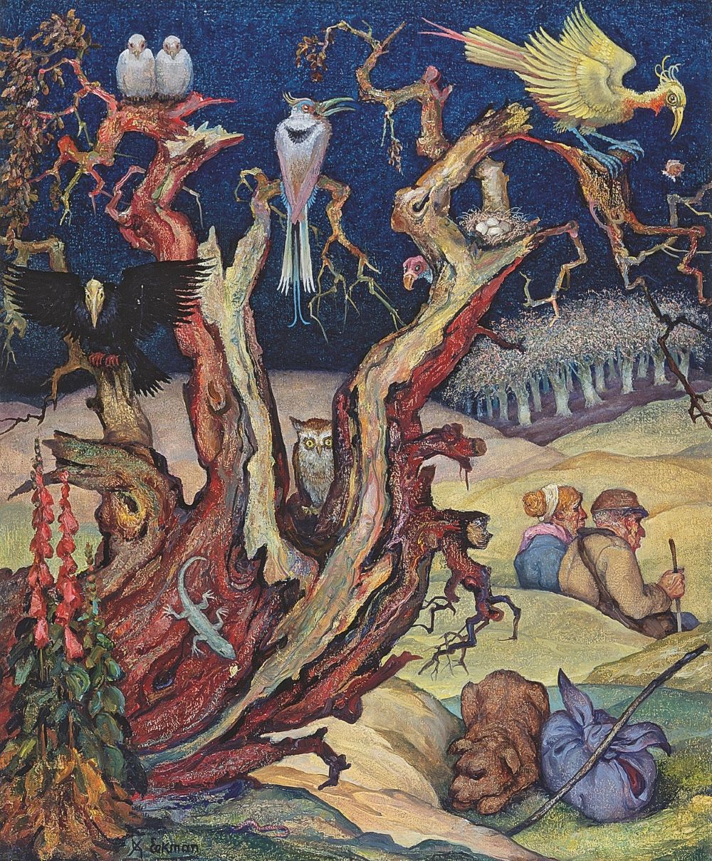 Nicolas Eekman - L'arbre foudroyé, 1961.jpg
