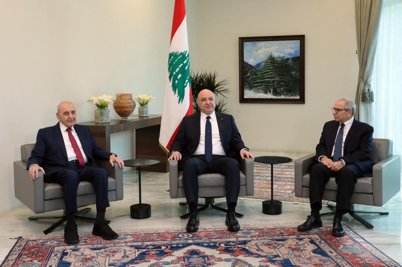 يصف رئيس الجمهورية علاقته بنواف سلام بأنها أكثر من ممتازة (ا ف ب)