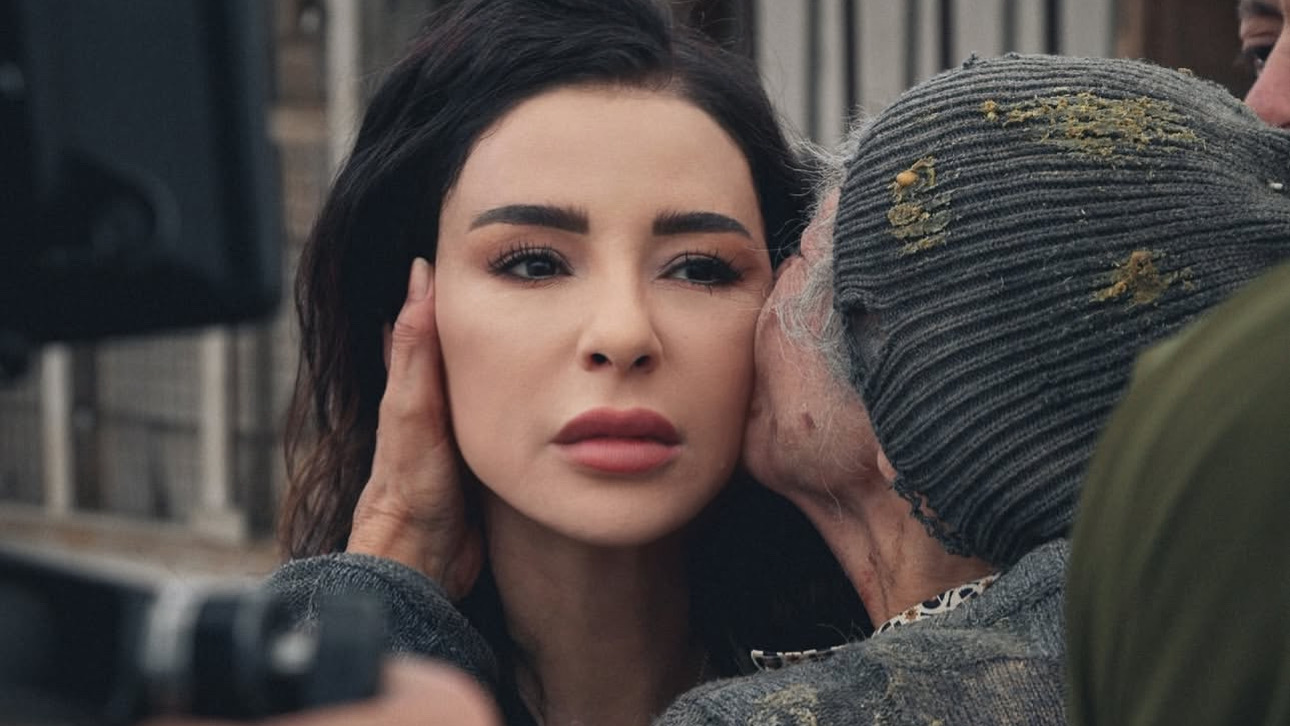 لقطة من المسلسل اللبناني (بالدم) الذي استعرض آثار الحرب الأهلية اللبنانية(الخدمة الإعلامية للمسلسل)