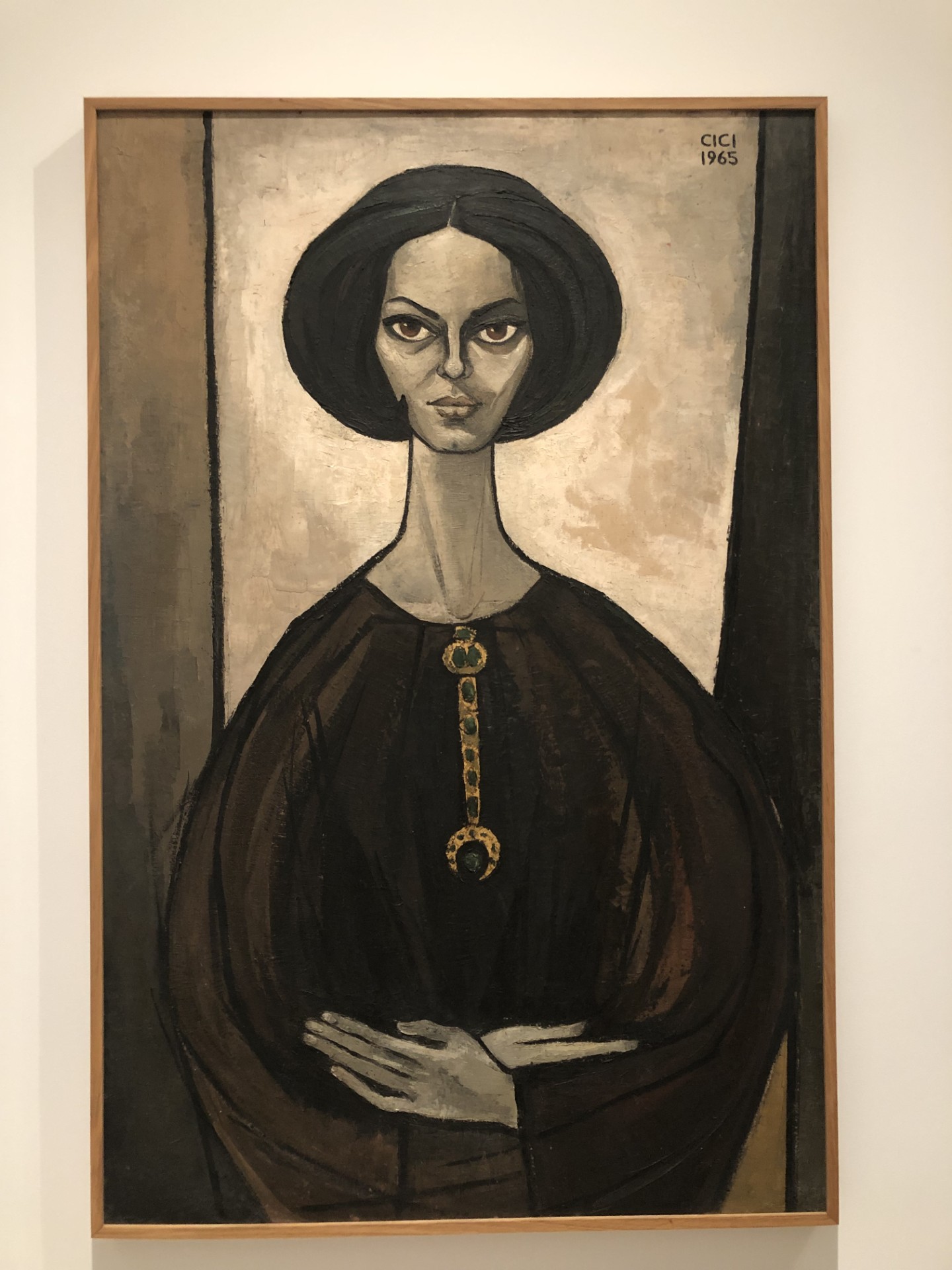 thumbnail_صوة وجه الفنانة جوليانا ساروفيم بريشة زميلتها الفنانة سيسي سرسق- بأسلوب من وحي الايقونة البيزنطية.jpg