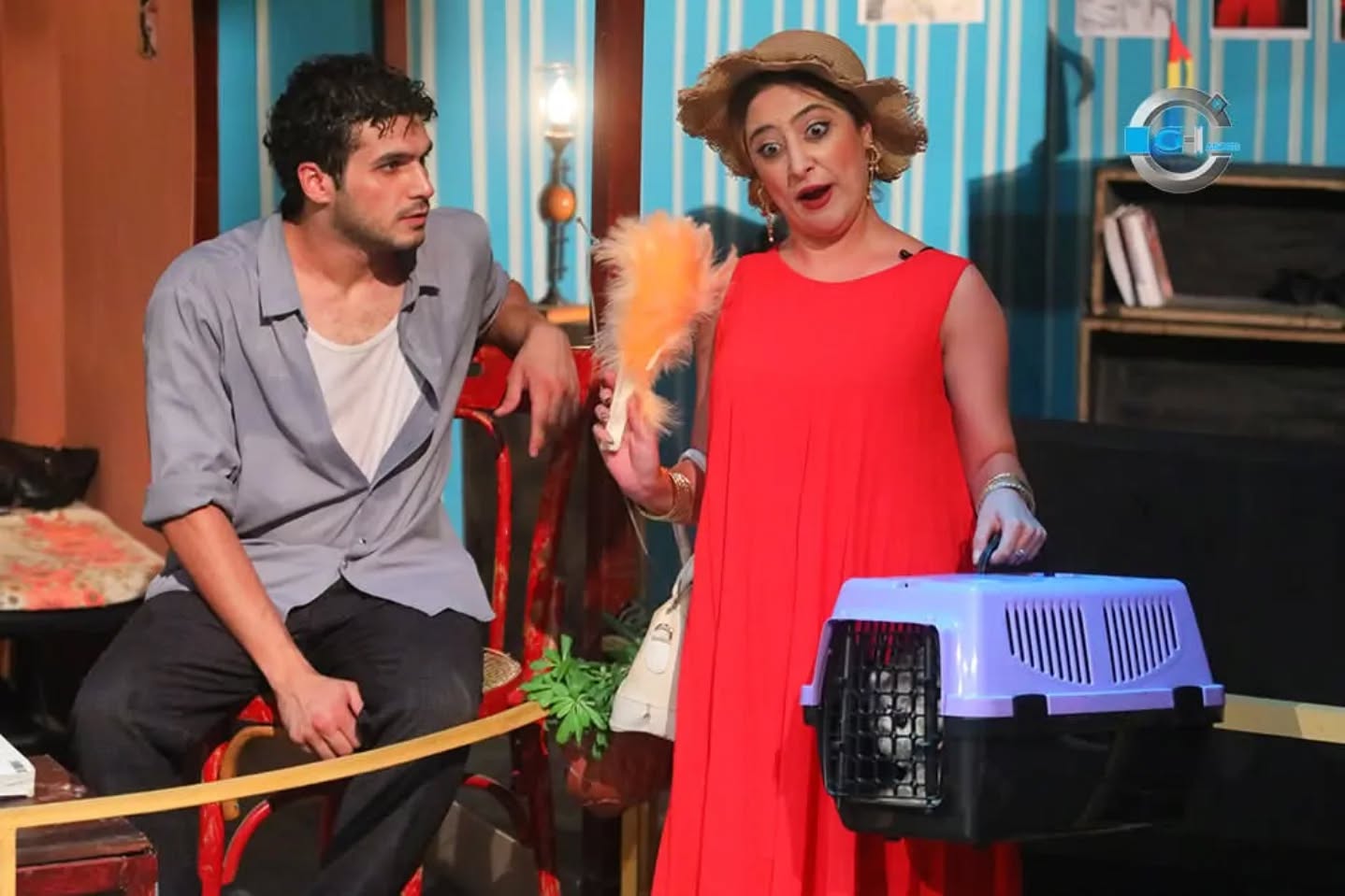 مي حاطوم وأحمد الرفاعي في مشهد من يوم عادي.jpg