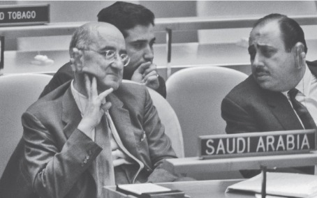 شغل البارودي منصب المندوب السعودي الدائم لدى الأمم المتحدة، منذ أول اجتماع للمنظمة عام 1946 حتى وفاته (متداولة)