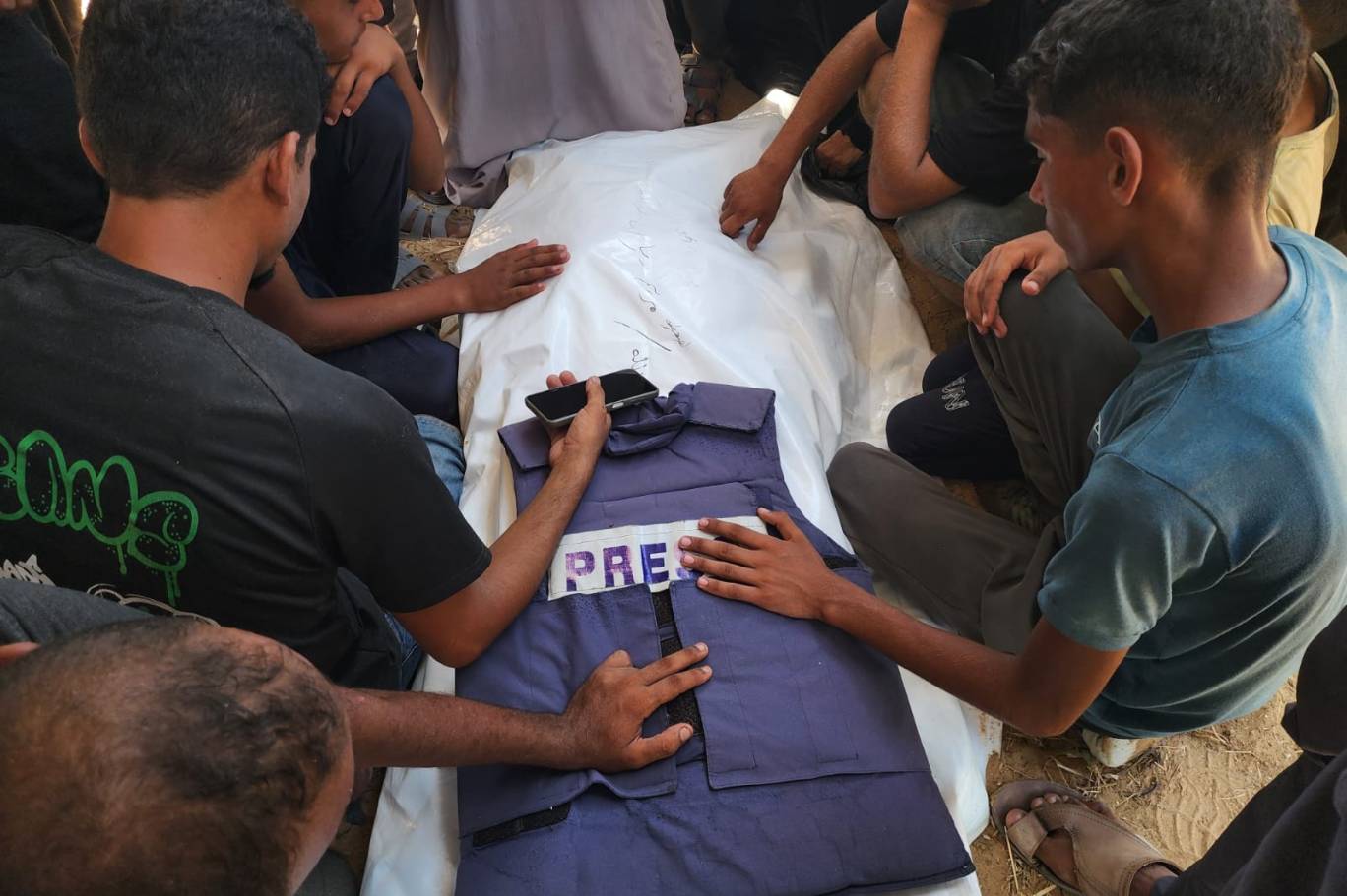 جثمان مريم أبو دقة (اندبدنت عربية)