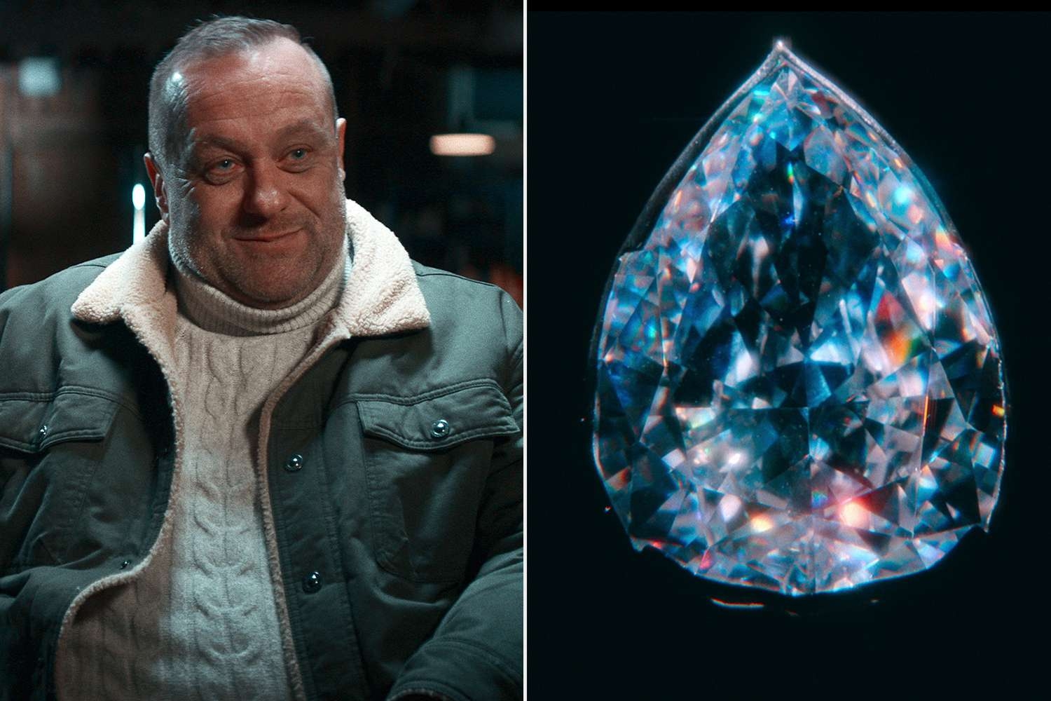 لي وينهام حاول سرقة "نجمة الألفية"، وهي ألماسةٌ نقية، يبلغ وزنها 203 قيراط (نتفليكس)