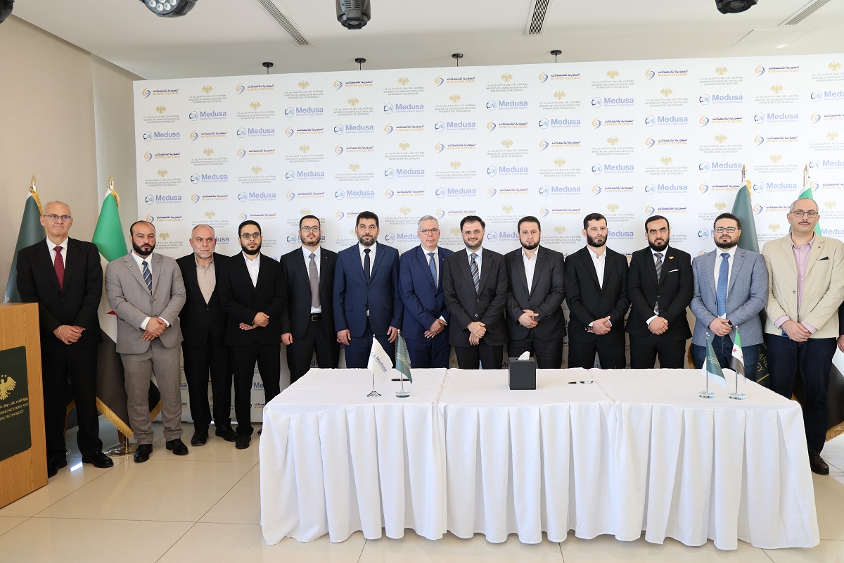 سوريا تدخل العالم الرقمي بكابل اتصالات بحري جديد