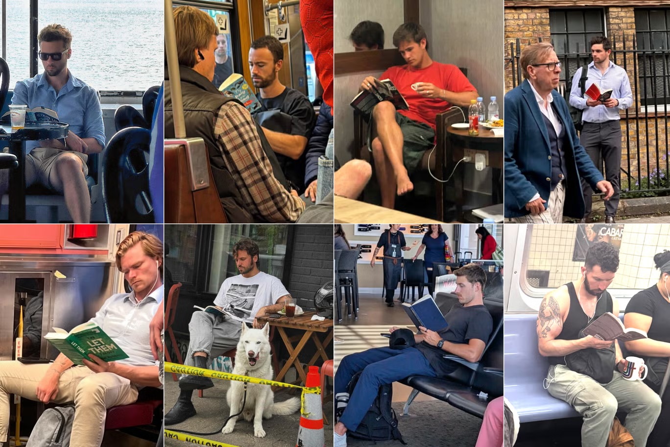 عينة من منشورات في وسائل التواصل الاجتماعي (صفحة "هوت دودز ريدينغ"/ "إنستغرام")