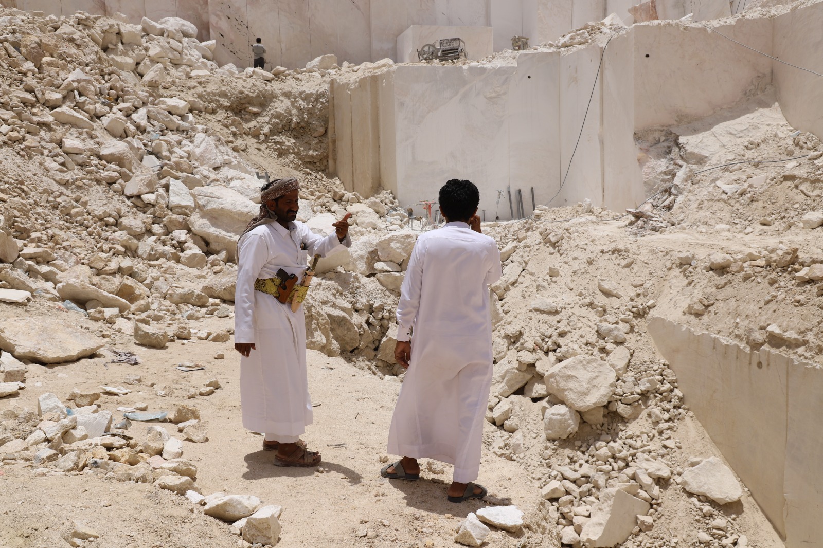 مناجم الرخام في اليمن... قصة بدأها حكيم مأرب 
