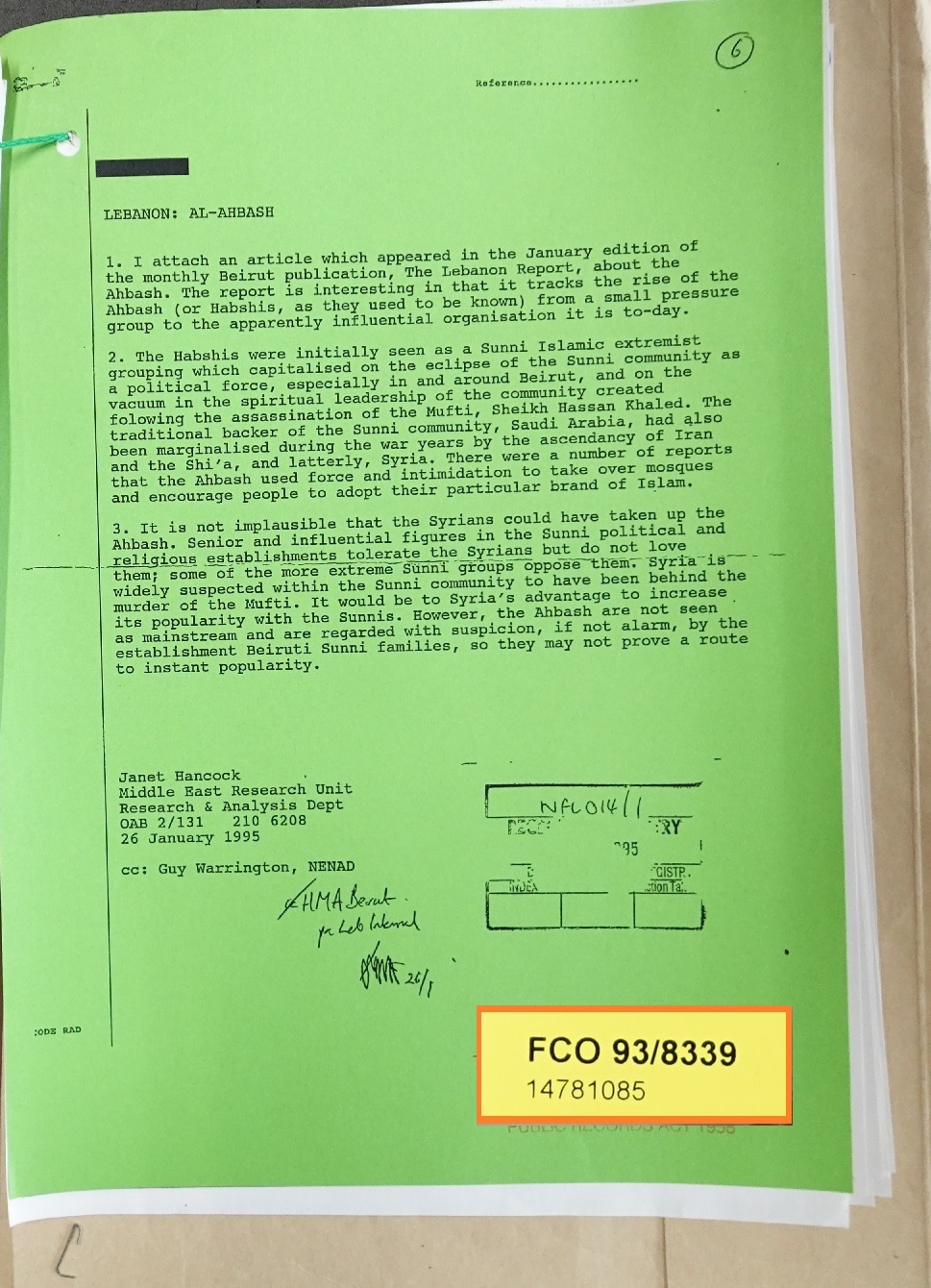 ملف بريطاني يفتح دفاتر الأحباش في لبنان: صعود ديني وحسابات سورية