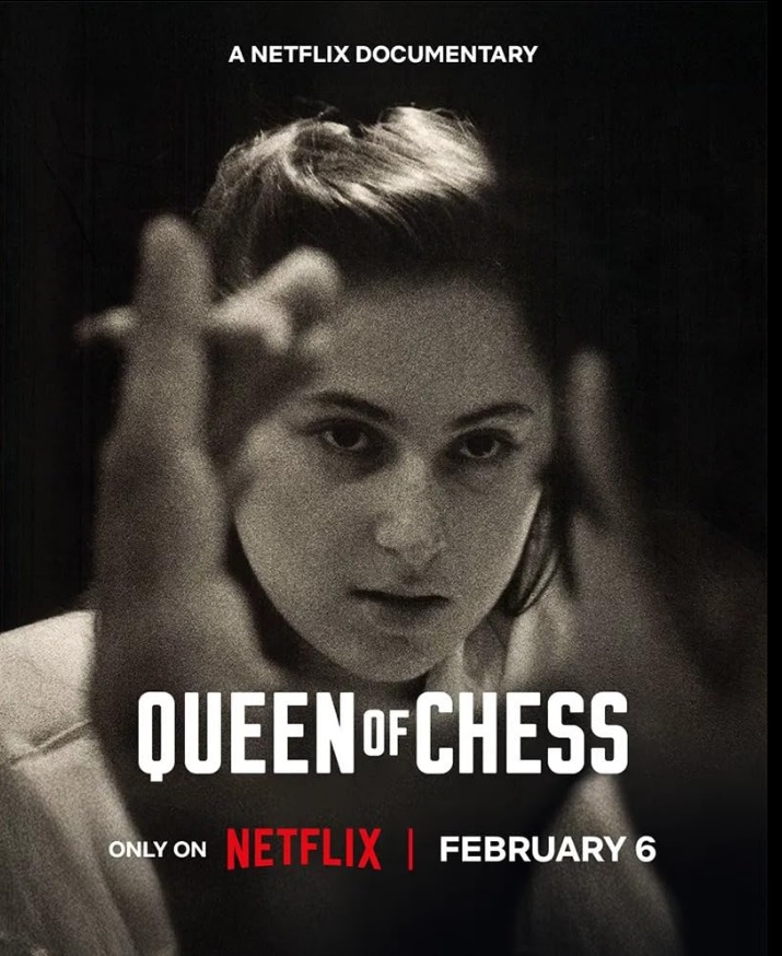 بوستر الوثائقي "ملكة الشطرنج" (لقطة من الفيلم/نتفليكس)