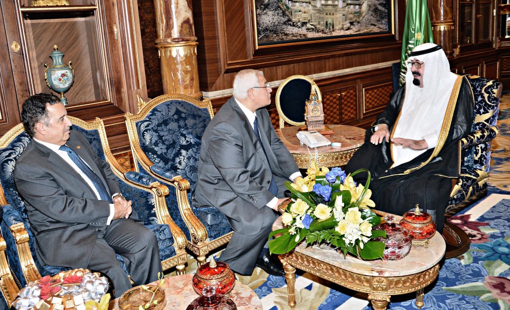 شغل نبيل فهمي منصب وزير خارجية مصر في الفترة ما بين 2013 و2014 في عهد الرئيس الانتقالي عدلي منصور (أ ف ب)​​​​​​​.jpg