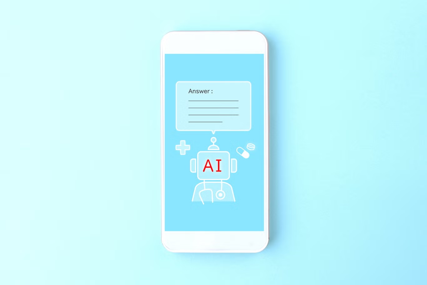 برنامج طبي يعمل بالذكاء الاصطناعي يقدم تشخيصاً عبر الهاتف الذكي (غيتي/آيستوك)