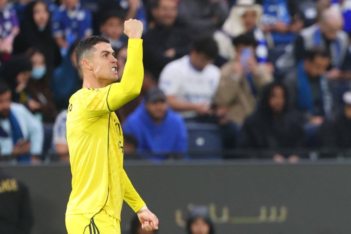 كريستيانو رونالدو قائد المنتخب البرتغالي لكرة القدم ونادي النصر السعودي (أ ف ب)