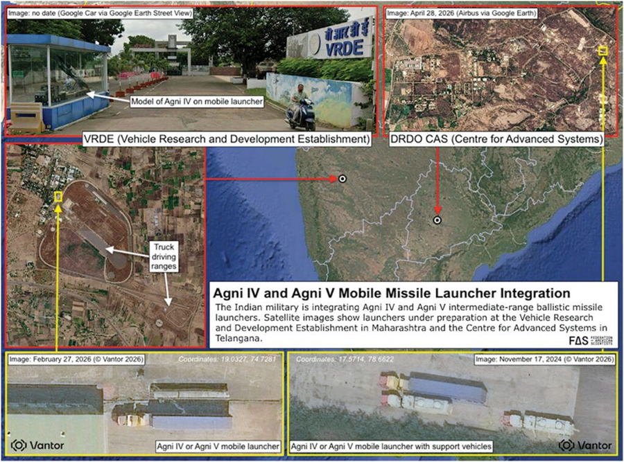 منصات_إطلاق_الصواريخ_المتنقلة_Agni_IV_و_Agni_V_الصورة_من_Google_Earth_عبر_اتحاد_العلماء_الأمريكيين.png
